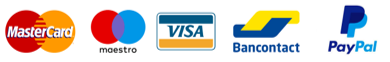 MasterCard maestro Visa Bancontact PayPal